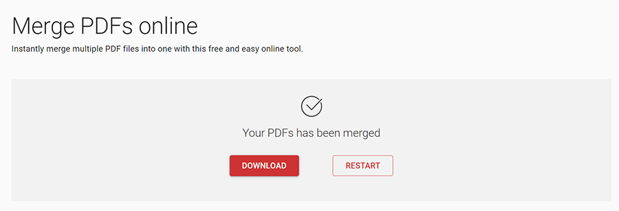 Merge PDF Online